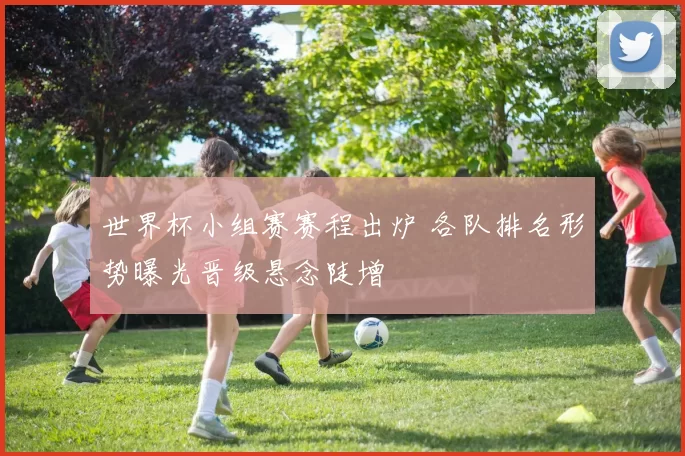 世界杯小组赛赛程出炉 各队排名形势曝光晋级悬念陡增