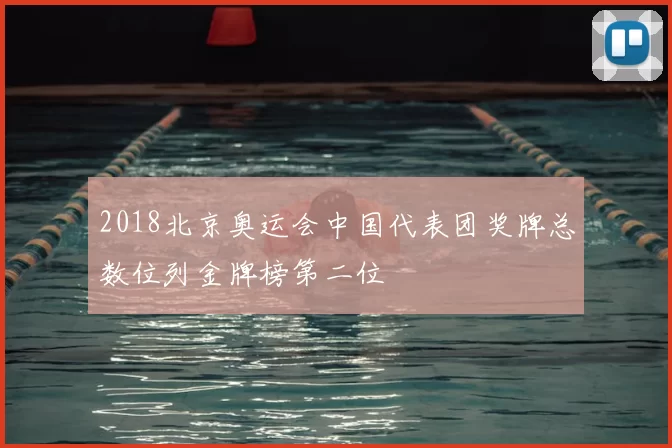 2018北京奥运会中国代表团奖牌总数位列金牌榜第二位
