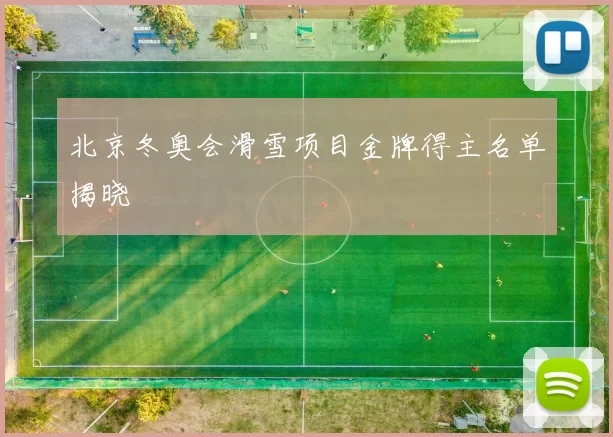 北京冬奥会滑雪项目金牌得主名单揭晓